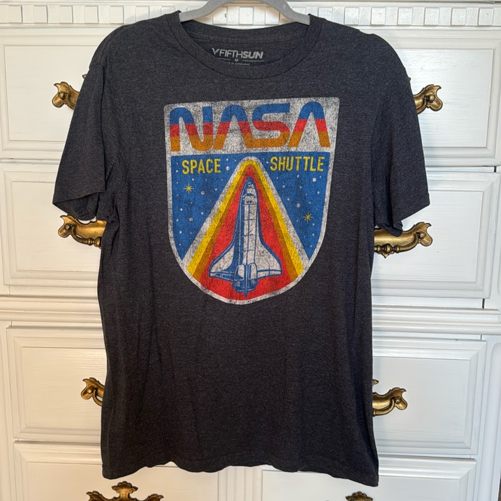 NASA Space T shirt size large Teal medium
